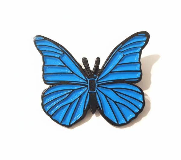 La mariposa morpho azul