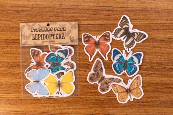 PACK STICKERS LEPIDOPTERA