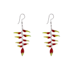 Aretes Heliconia mediano