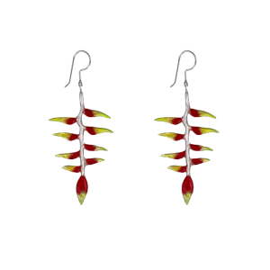 Aretes Heliconia mediano