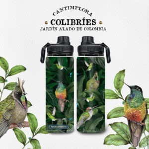 Cantimplora Jardín de Colibrí