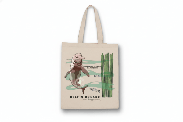 Tote bag Delfín Rosado